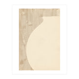 Cream tone vase silhouette (Print Only) thumbnail