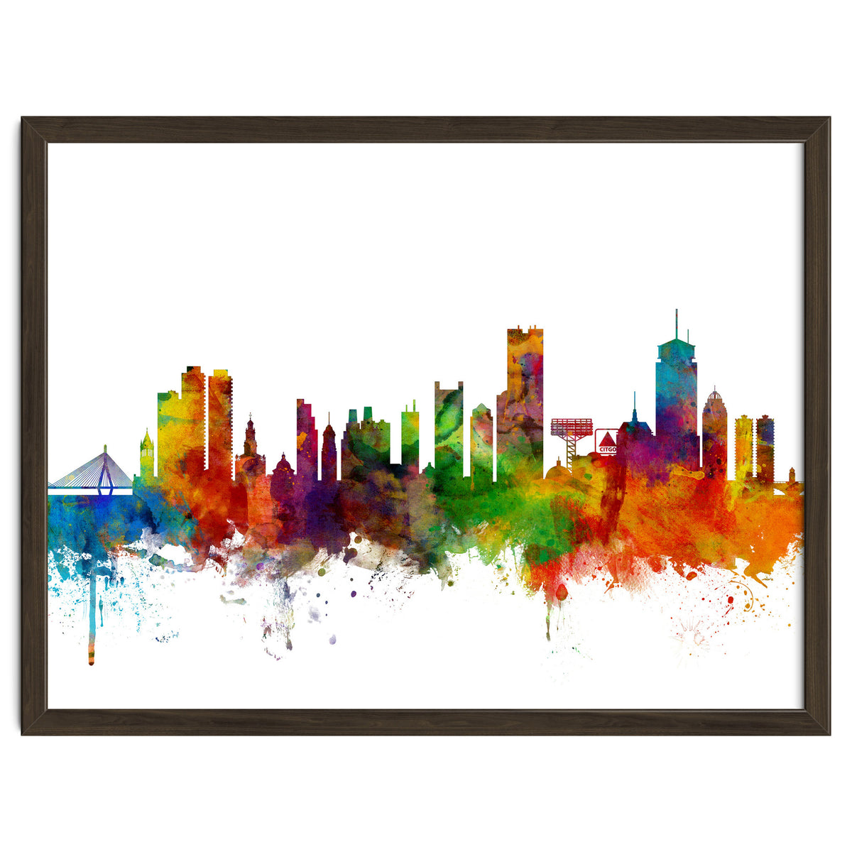 Boston Massachusetts Skyline