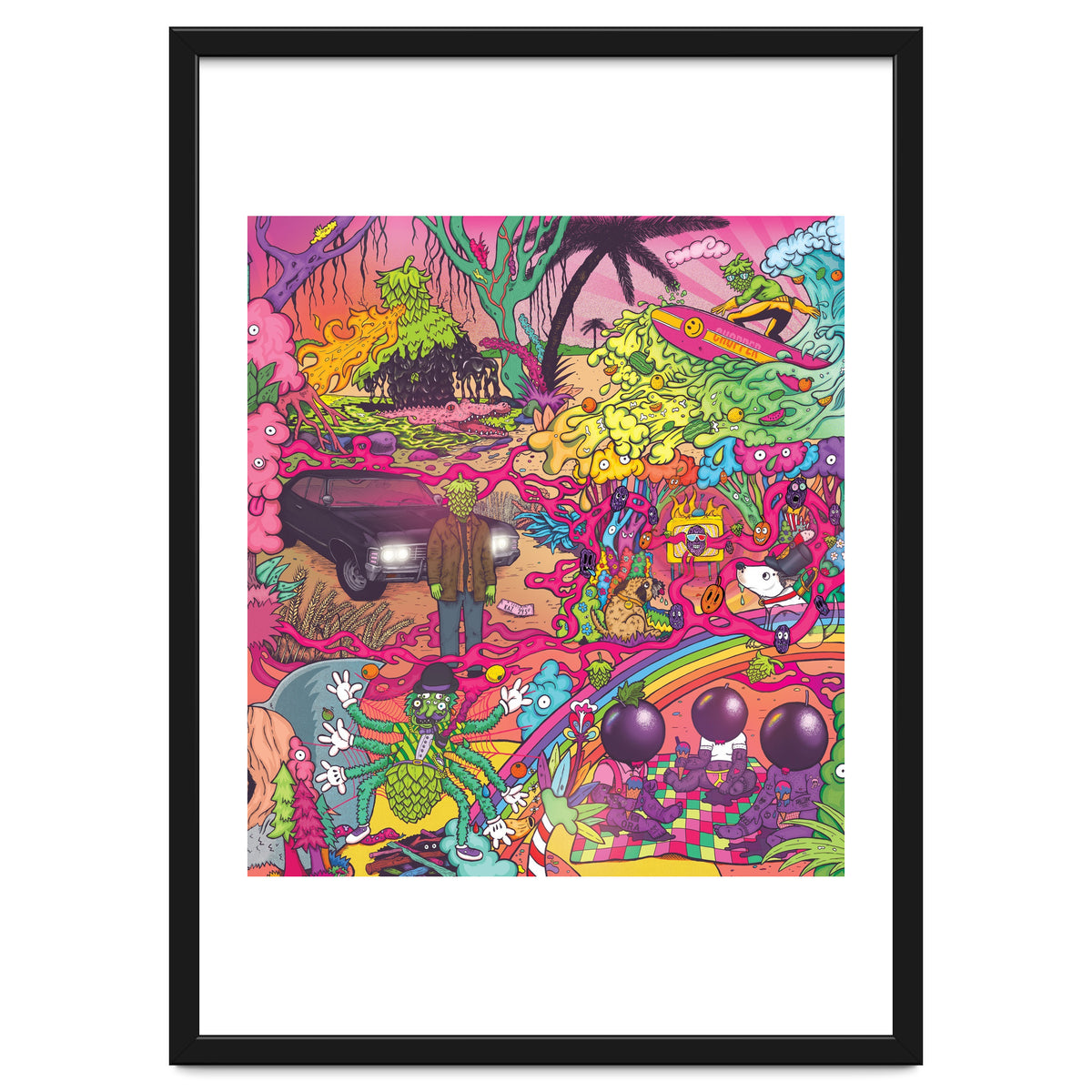 ABBEYDALE BREWERY COLLAB SERIES #2 FULL ILLUSTRATION - THORNBRIDGE, WILDE CHILD, RIDGESIDE, TORRSIDE, BOX SOCIAL, ORA BREWING