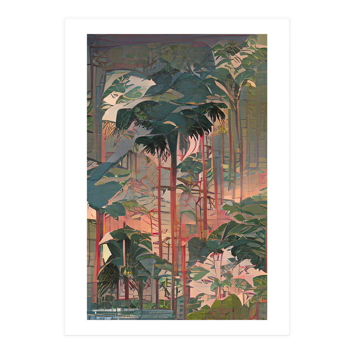 TROPICAL FOREST no2 - UKIYO-e (Print Only)
