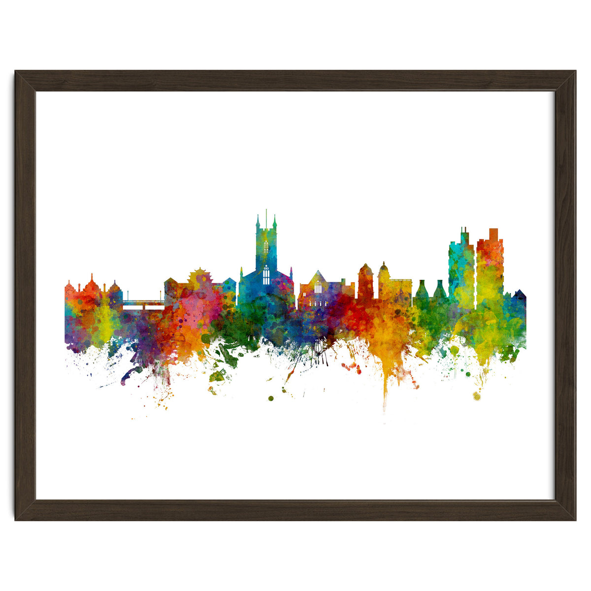 Stoke-on-Trent England Skyline