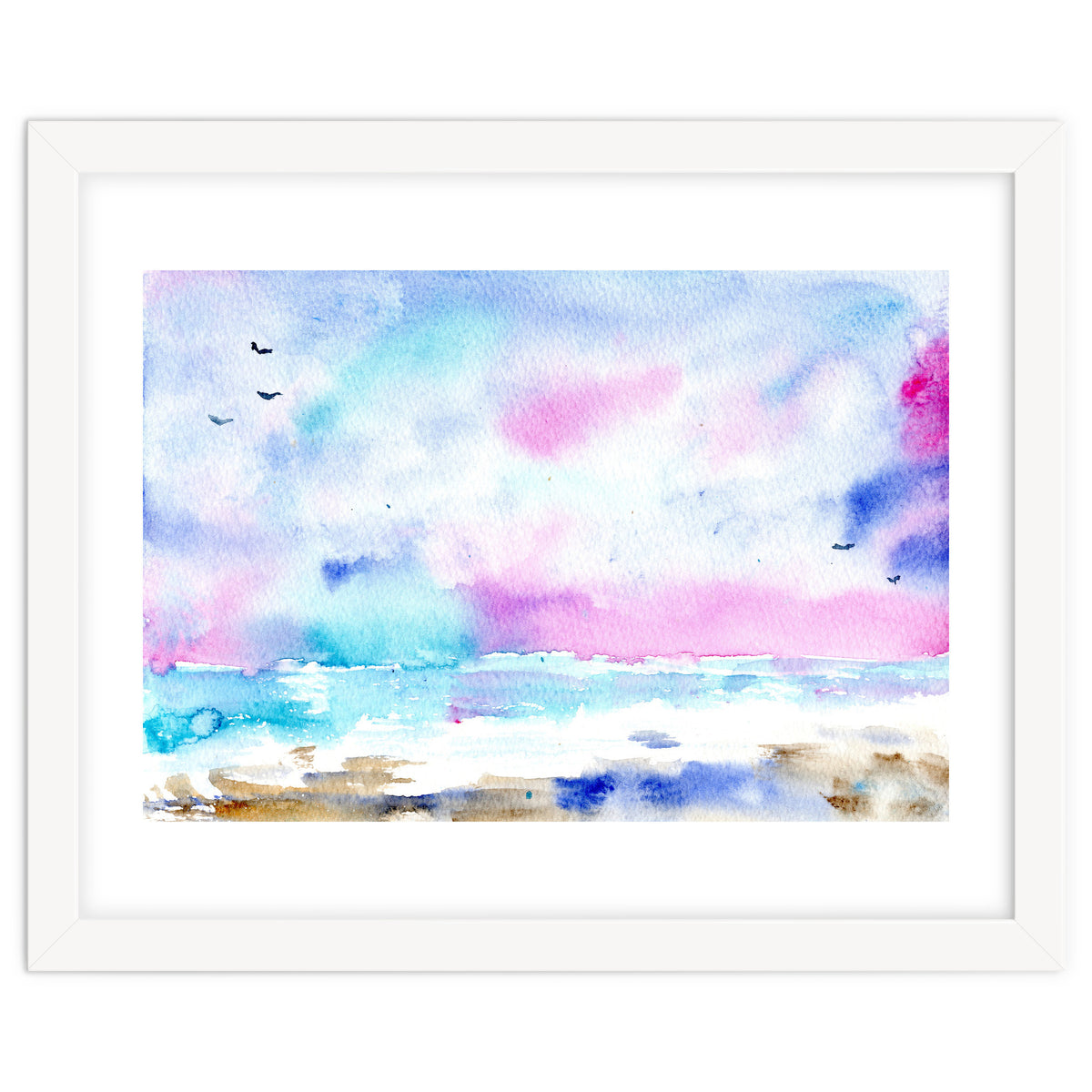 Tenderness of the sea || watercolor