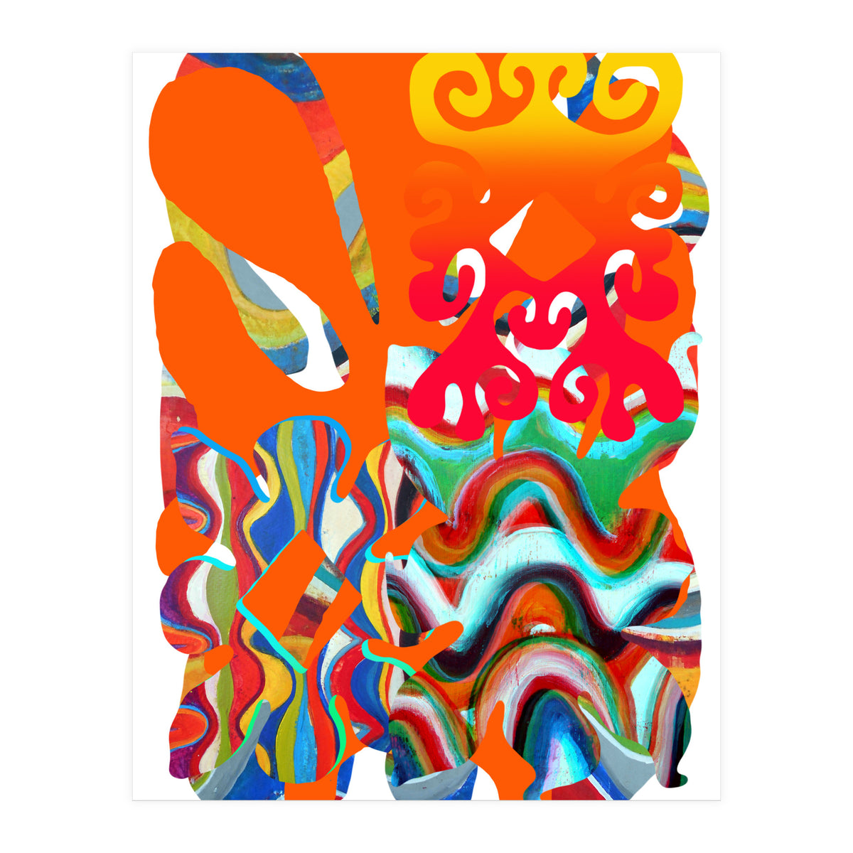 Pop Abstract Asimetrico 5 Copia (Print Only)