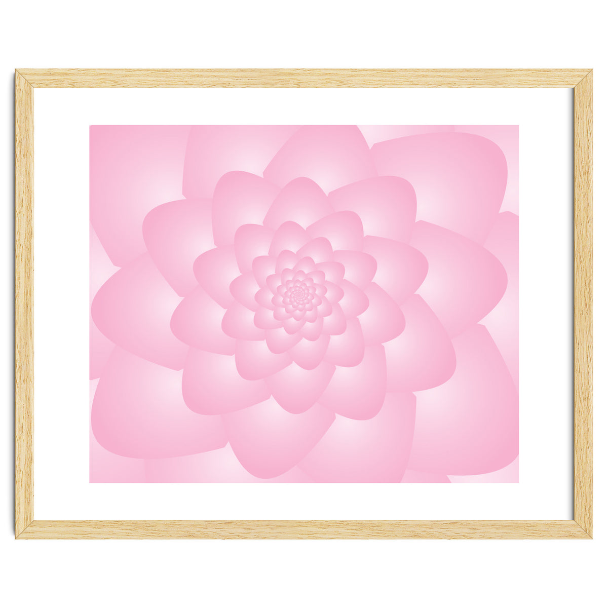 Pastel Colors Flower Pattern Set Red