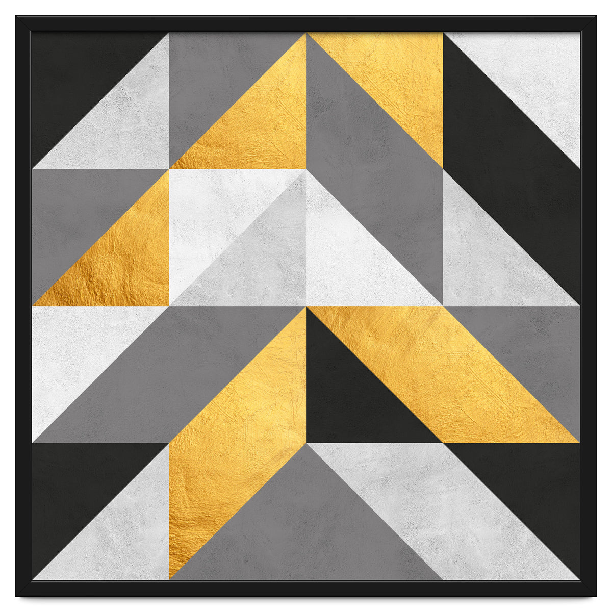 Gray and Gold Composition V