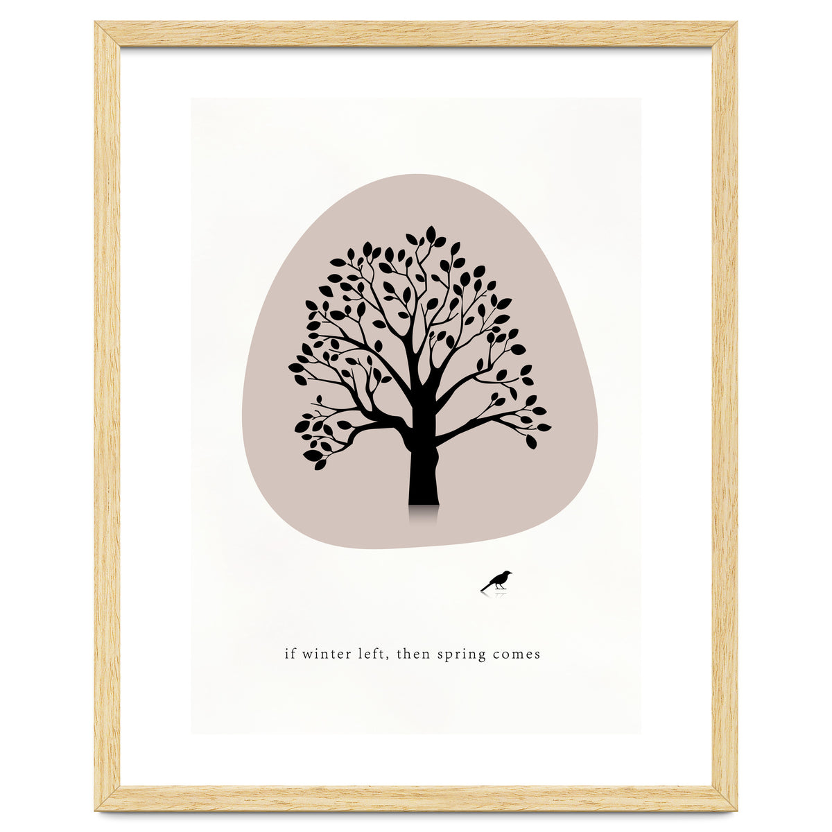 Natural tree - minimal art