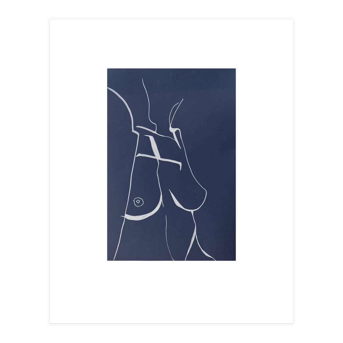 Topless Lady No 2 (Print Only)