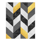 Chevron gold and marble (Print Only) thumbnail