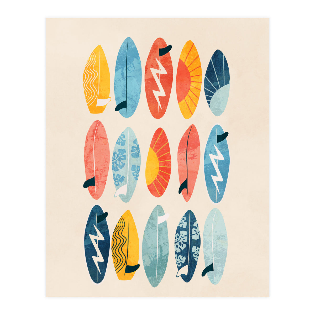 Surfing Board Light (Print Only)