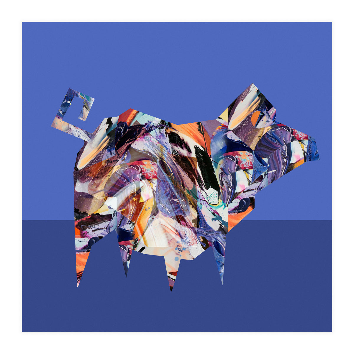 Crazy Ab Pig (Print Only)