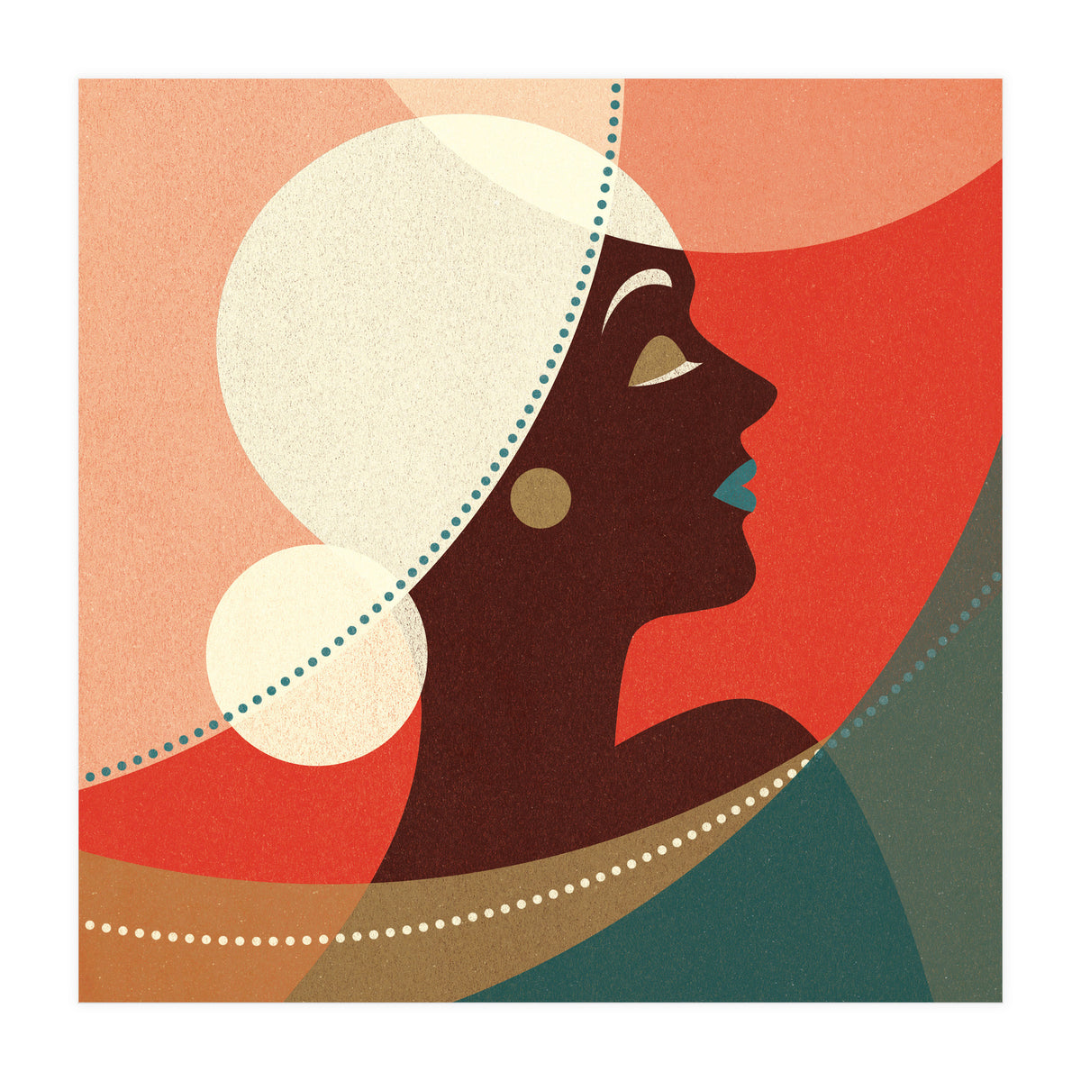 Venn Deco (Umber) (Print Only)