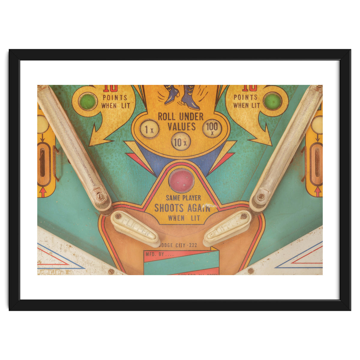 The vintage Pinball Machine