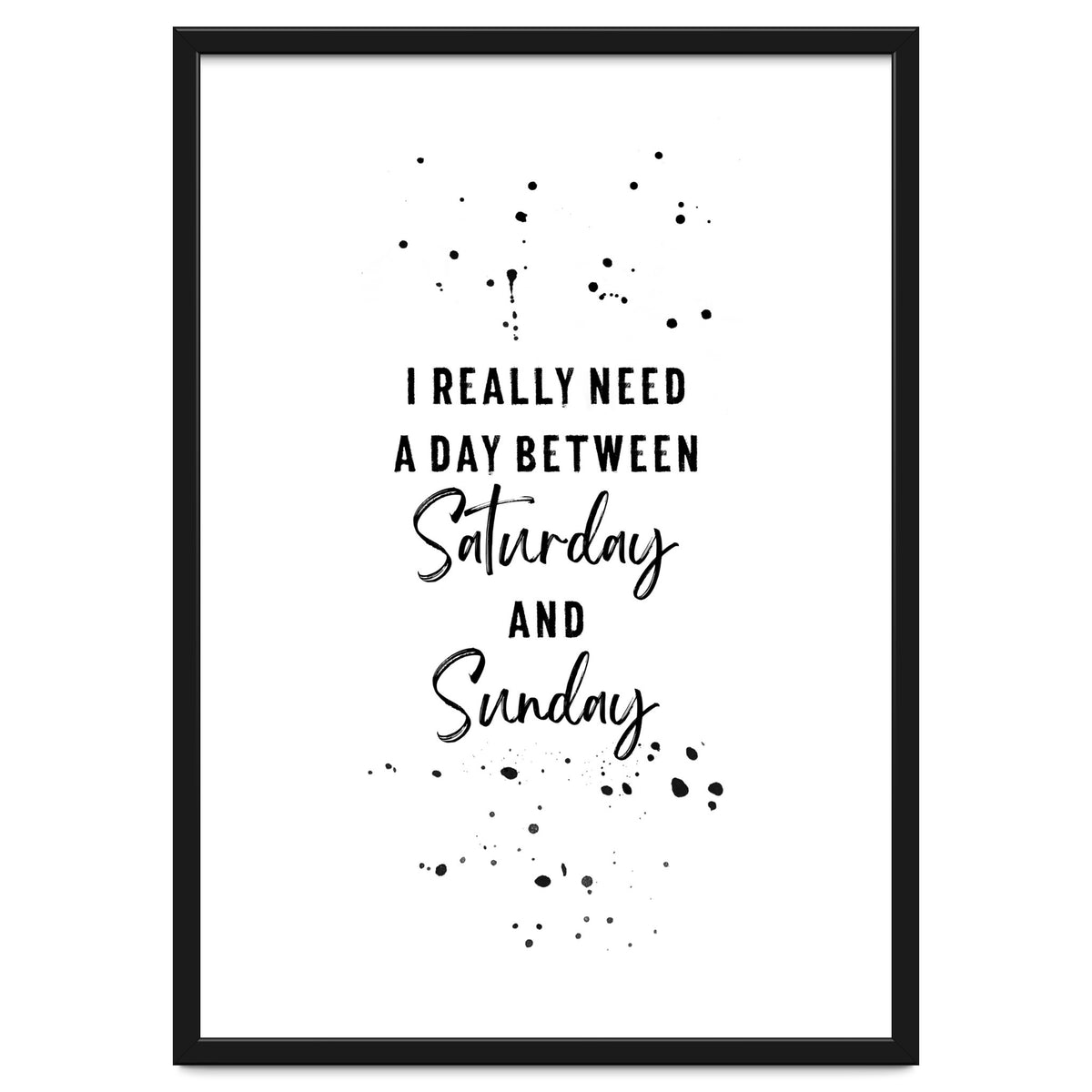 Day between Saturday and Sunday