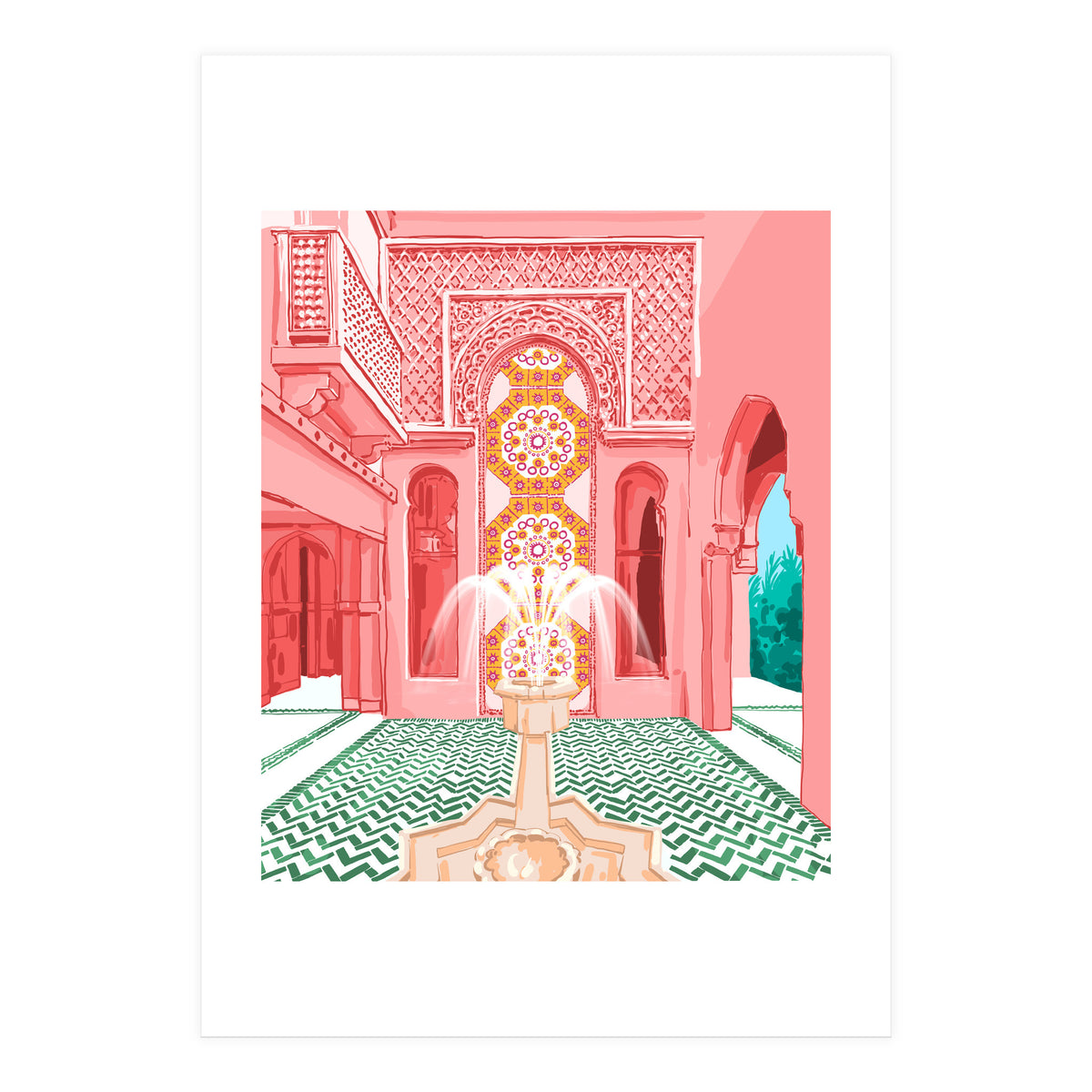 The Blush Palace (Print Only)