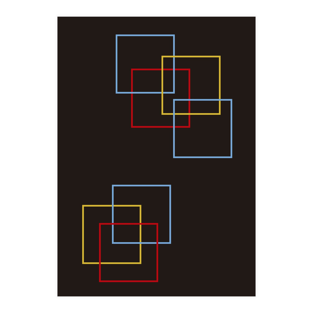 Geometric Minimalist Abstract Modern 4 (Print Only)
