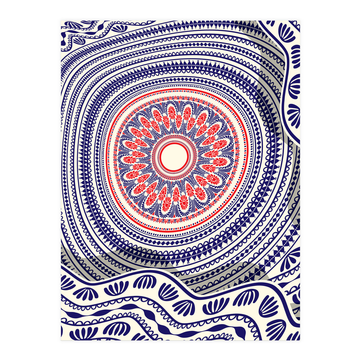 Romanian embroidery background 17 (Print Only)