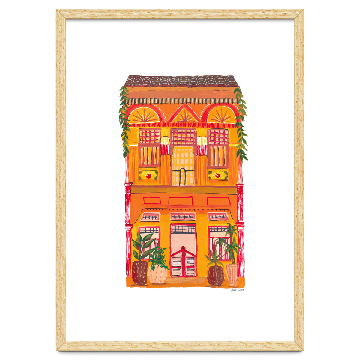 Orange House A4