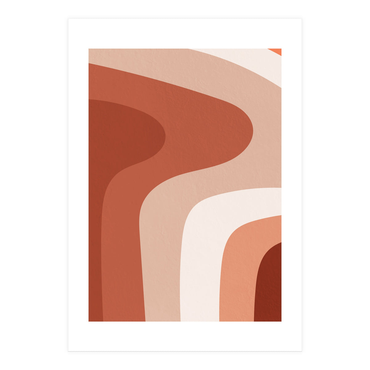 Colorful Retro Waves (Print Only)