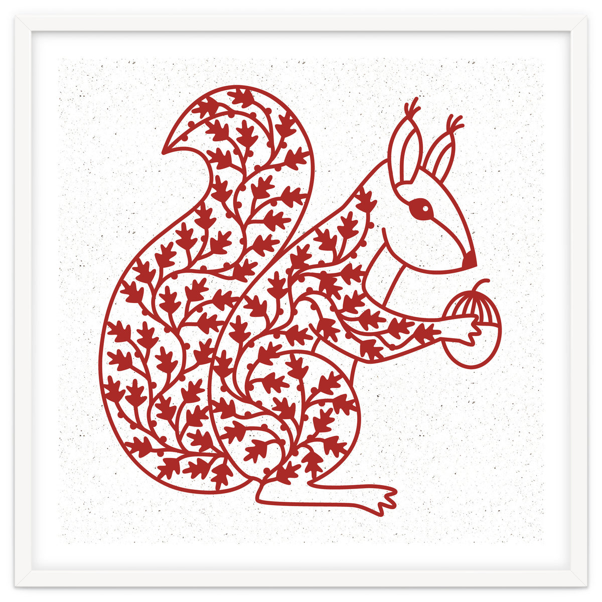 Squirrel Papercut
