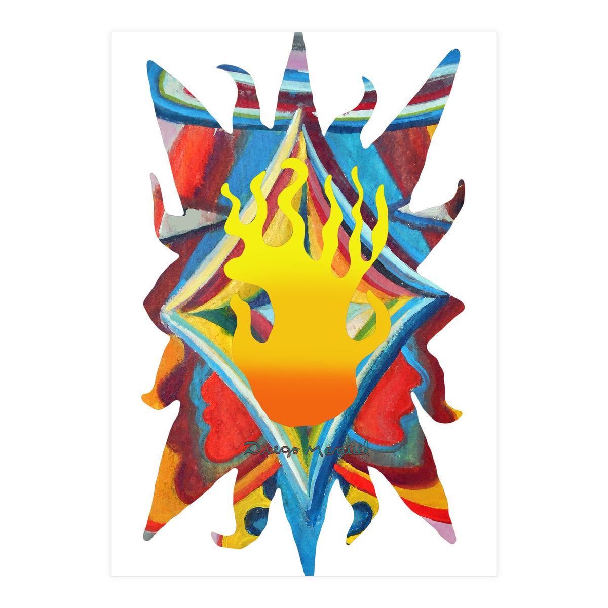 Fuego 13 Copia (Print Only)