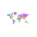 Colorful Watercolor Map (Print Only) thumbnail