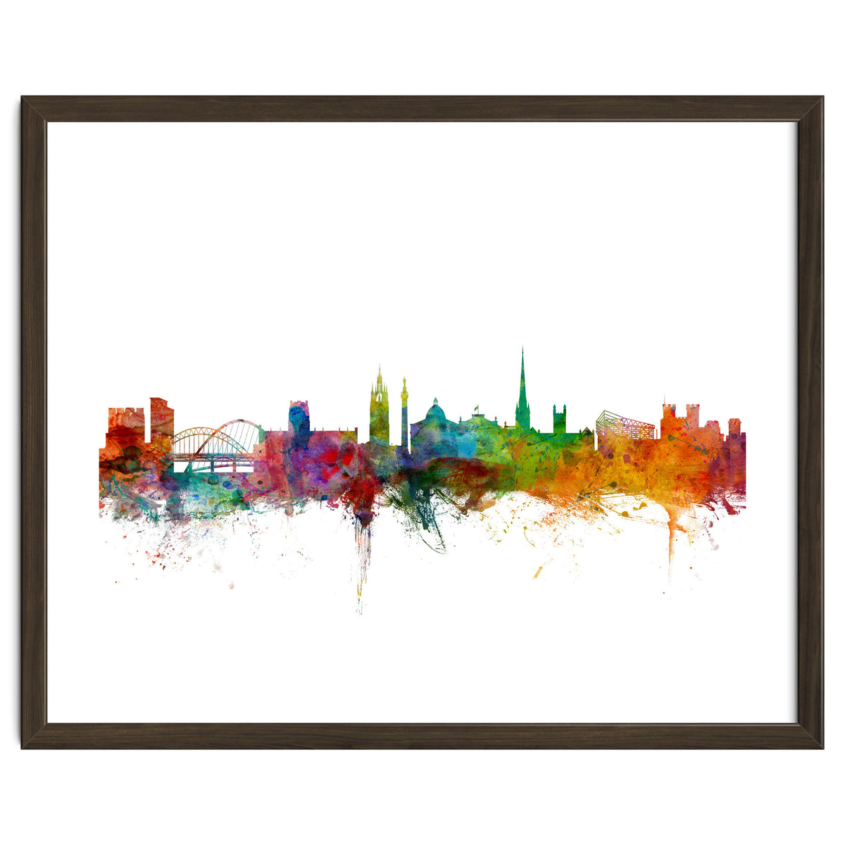 Newcastle England Skyline