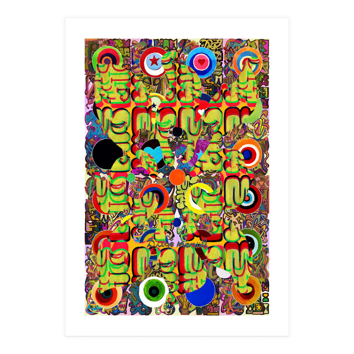 Fuego Y Graffiti 74 (Print Only)