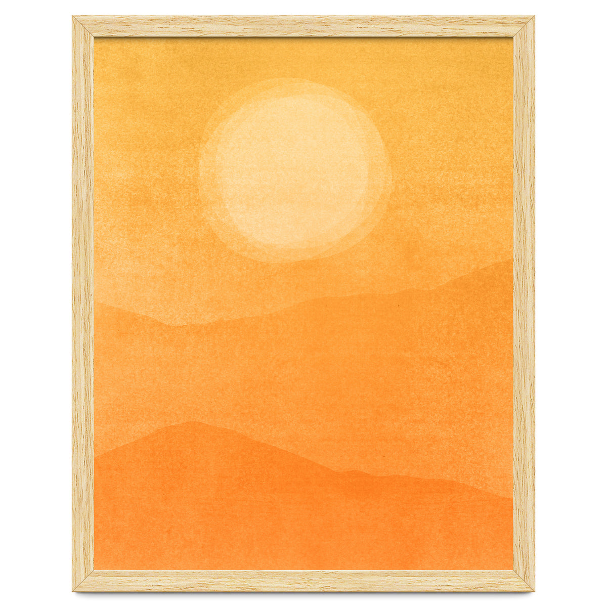 Golden Afternoon Abstract