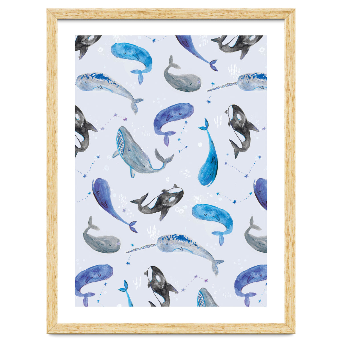 Whales Repeat Pattern
