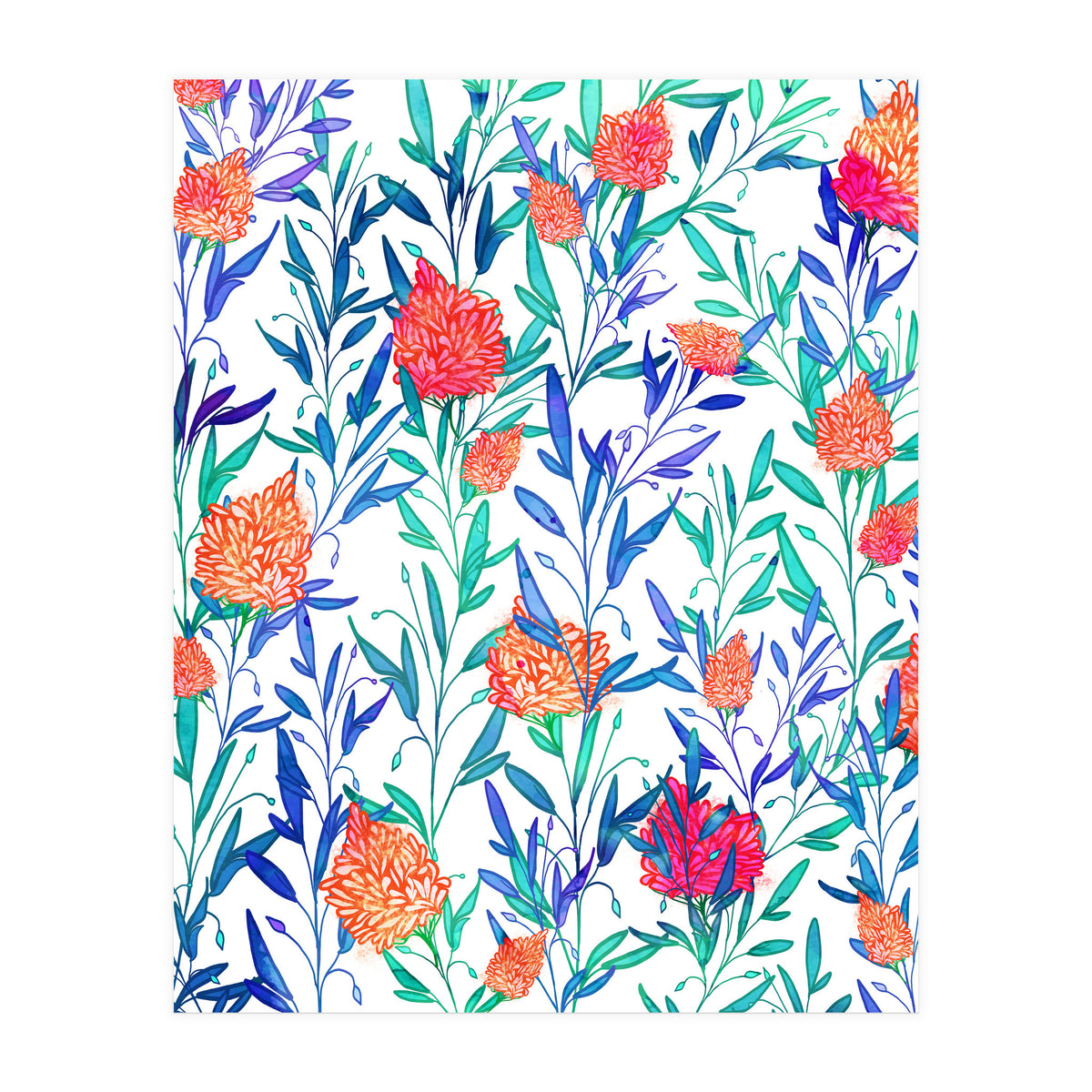 Vibrant Floral (Print Only)