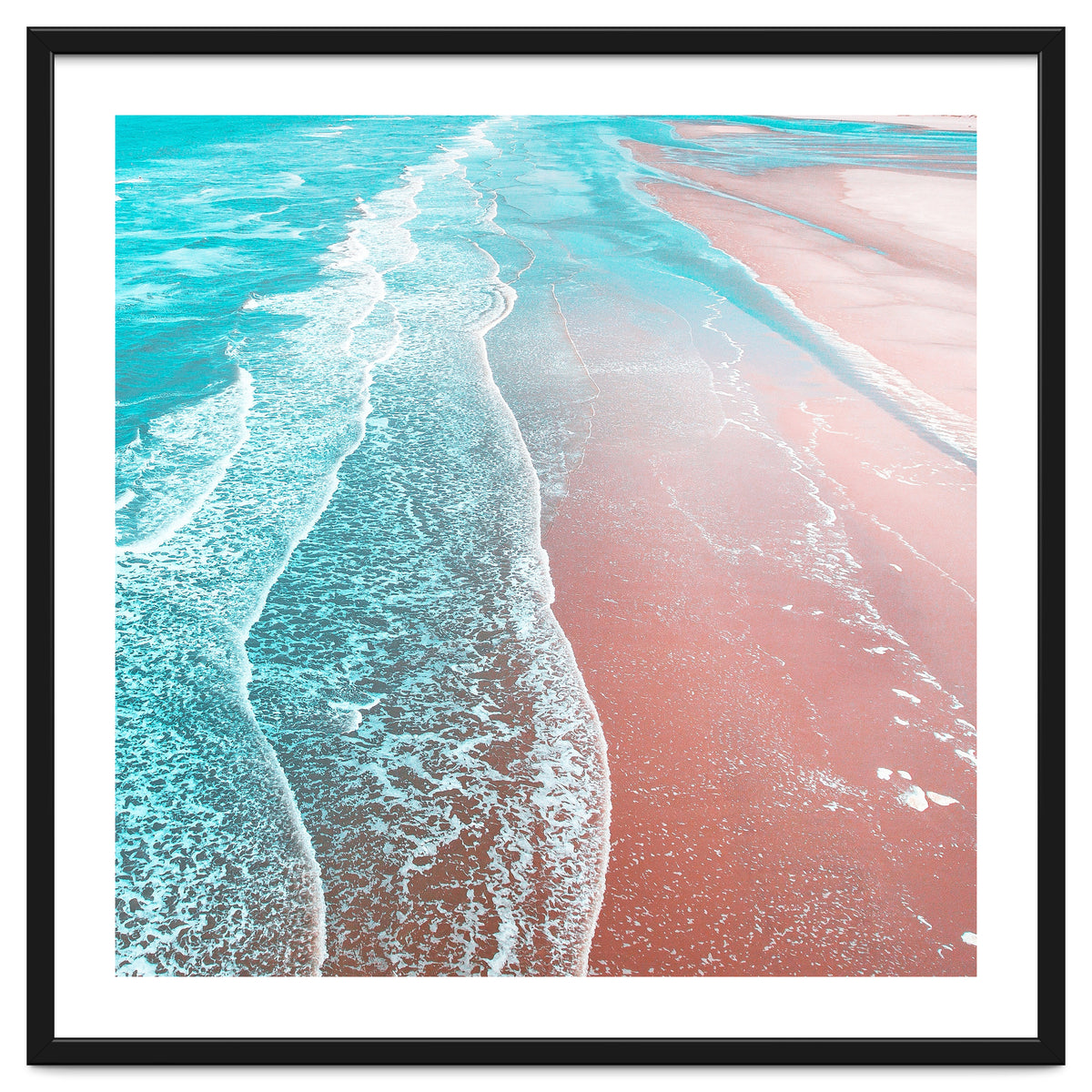 Sea Blue And Rose Gold