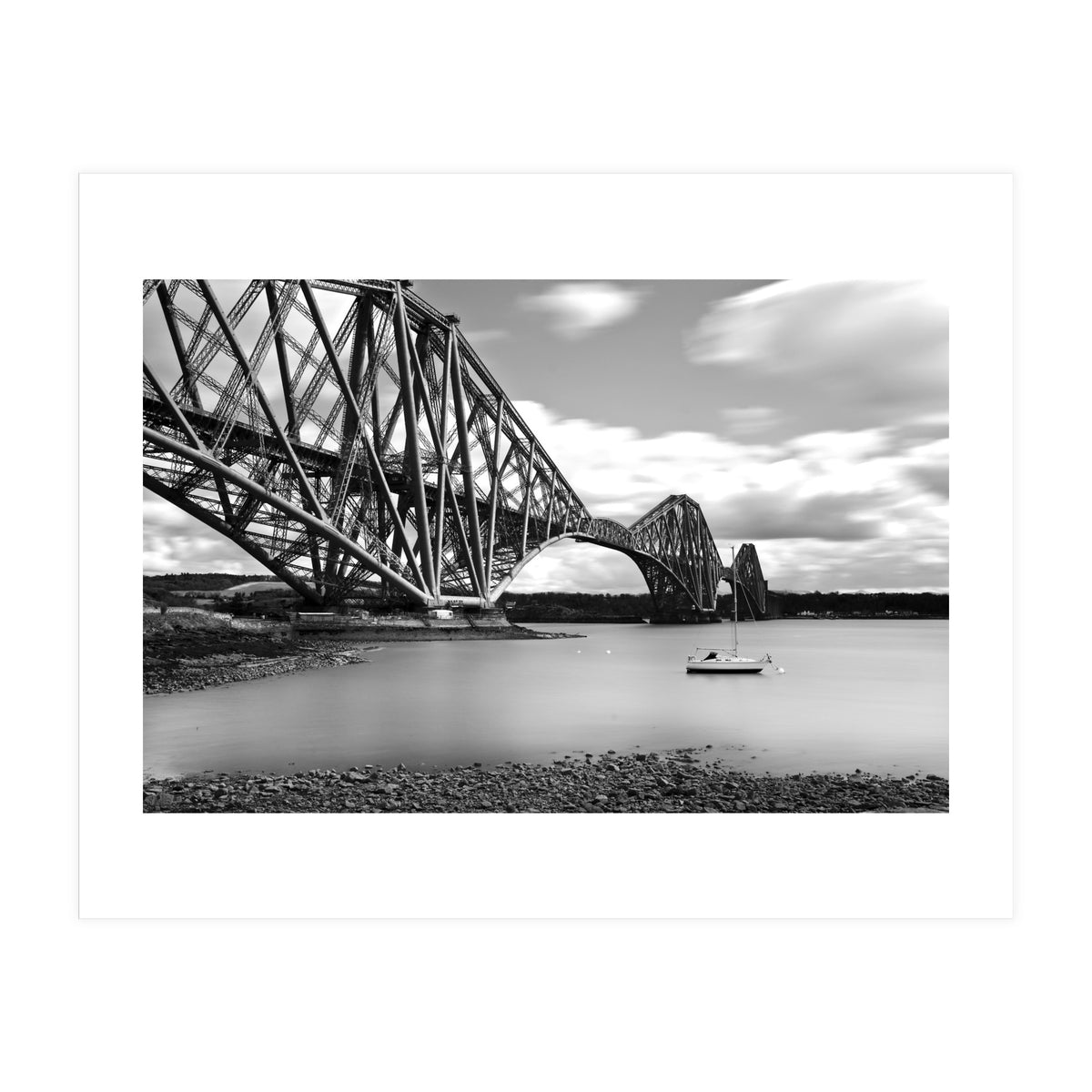 Forth Rail Bridge Seaside Architecture Seaside (Print Only)