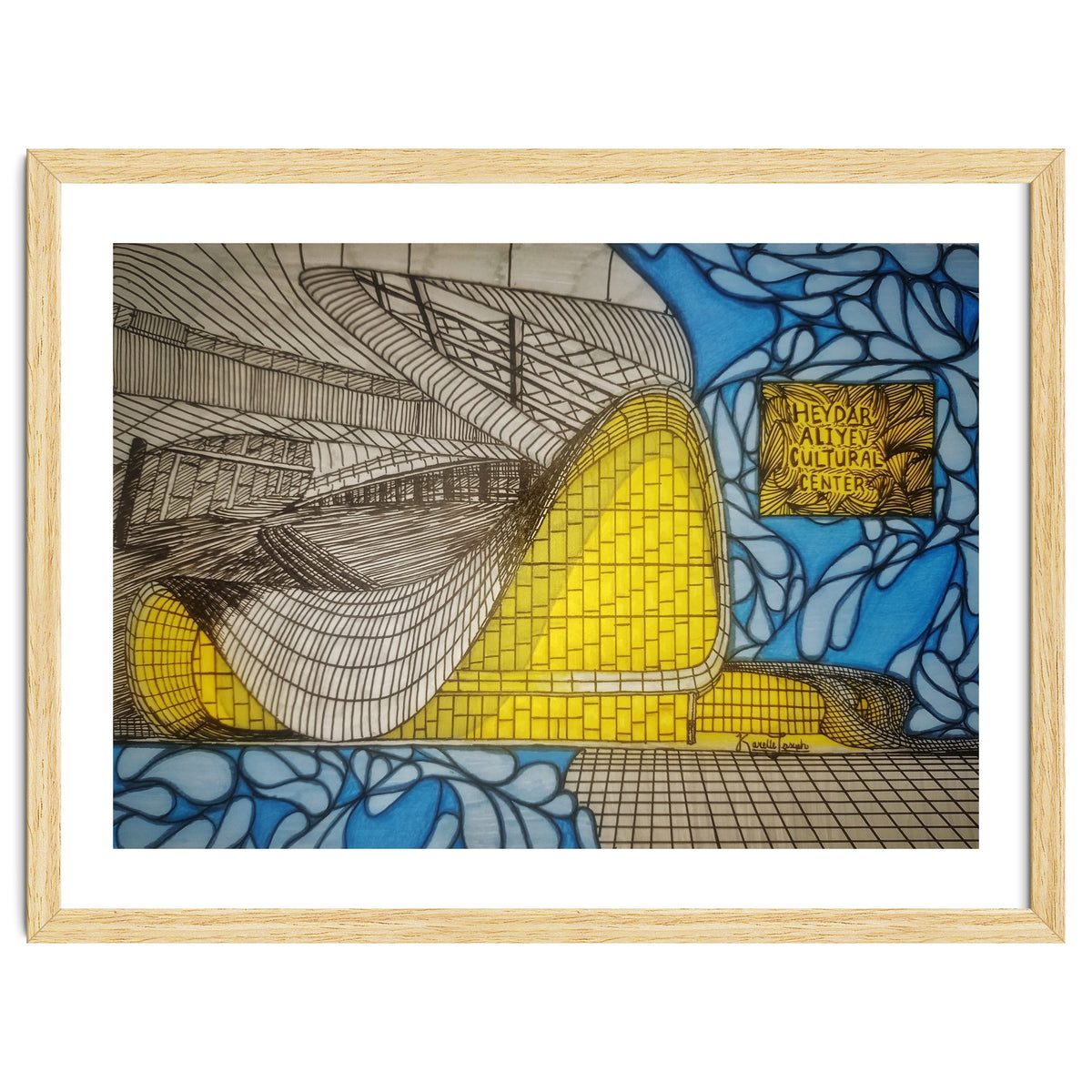 Heydar Aliyev Center Coloured