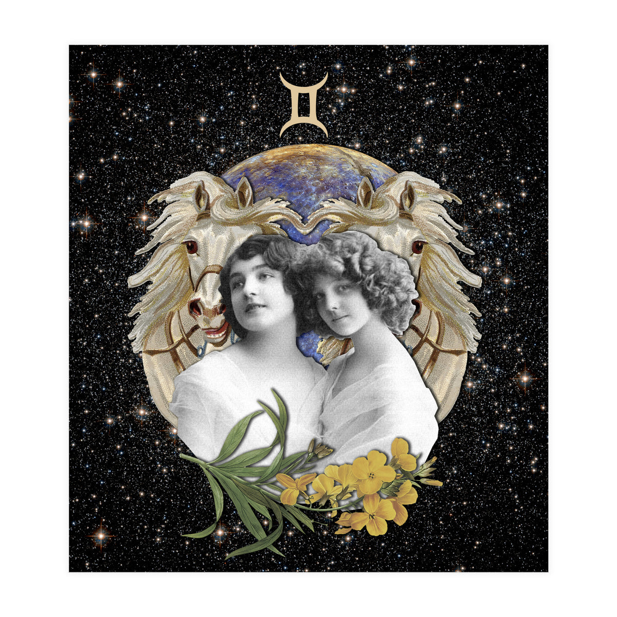 Gemini Zodiac Sign (Print Only)