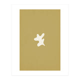 Olive green Matisse inspired shape (Print Only) thumbnail