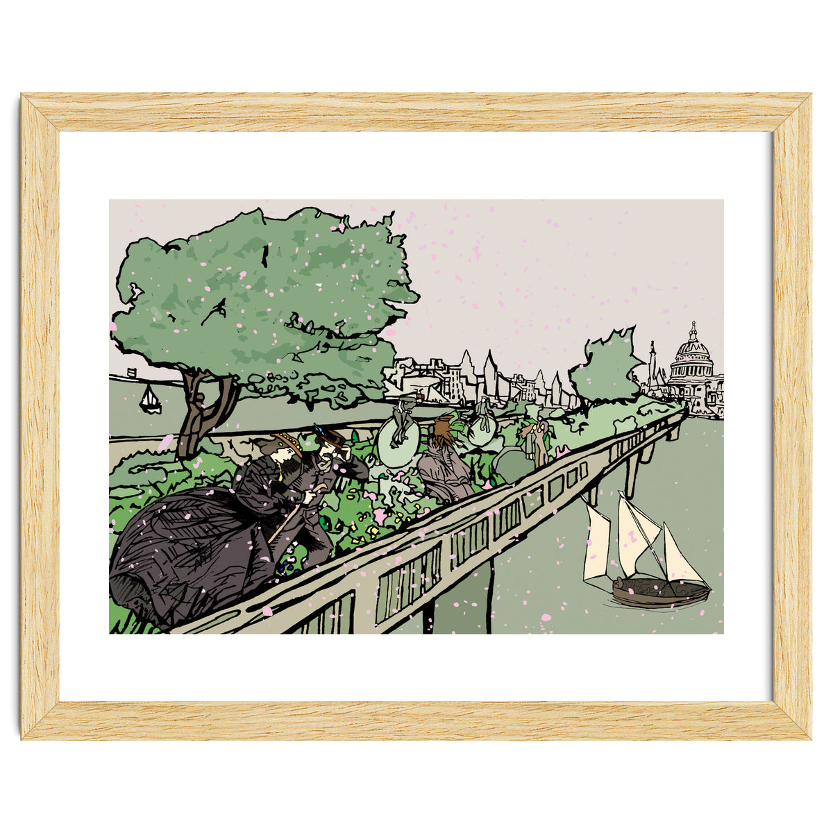 A Windy Day On The Garden Bridge