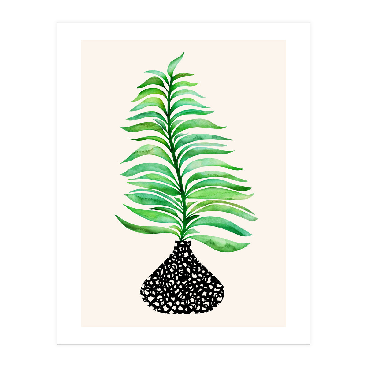Tropical Leaf Study (Print Only)