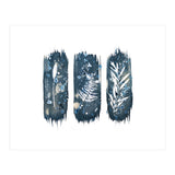 Indigo Blue Botanical Leaves No. 7 (Print Only) thumbnail
