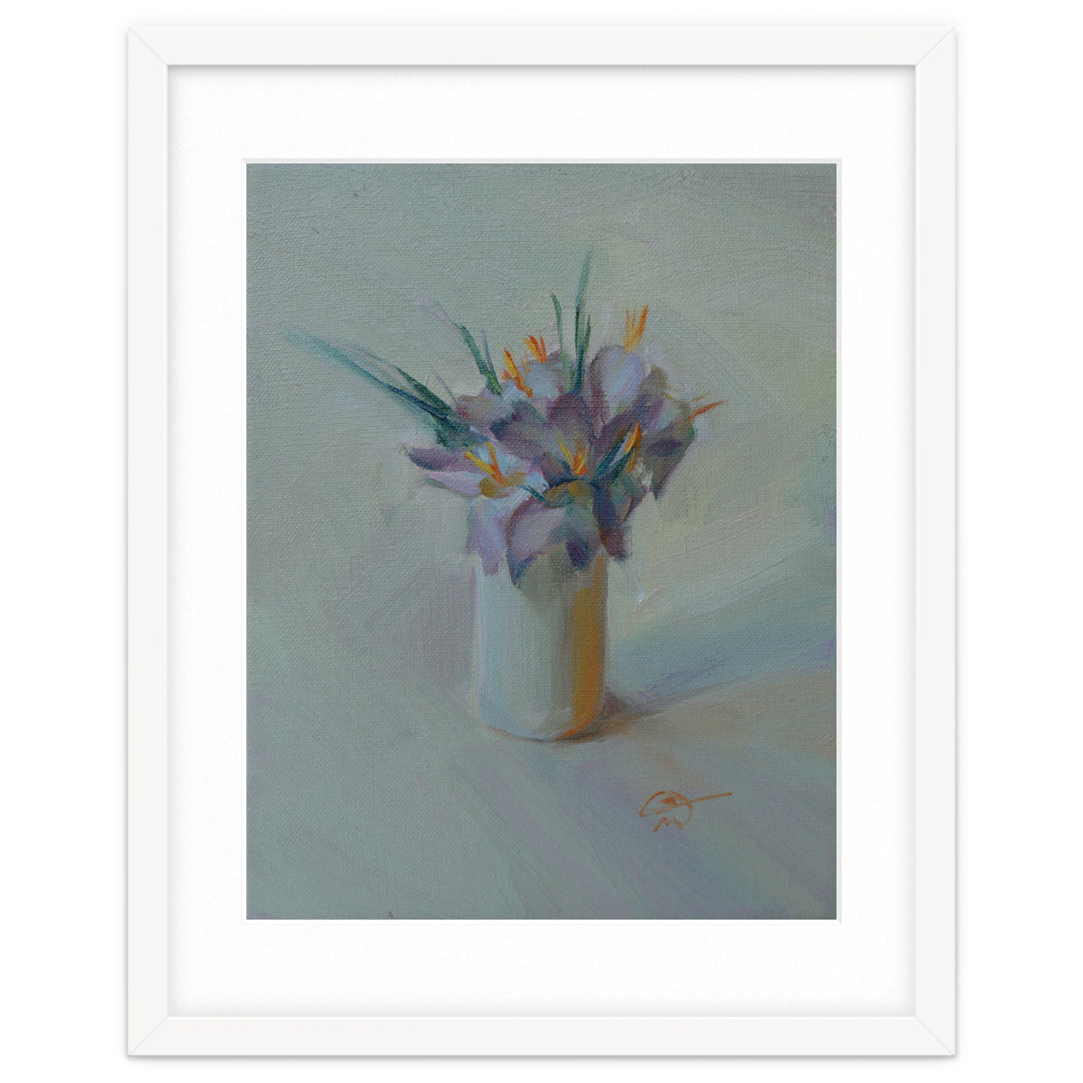Crocuses Still Life Painting