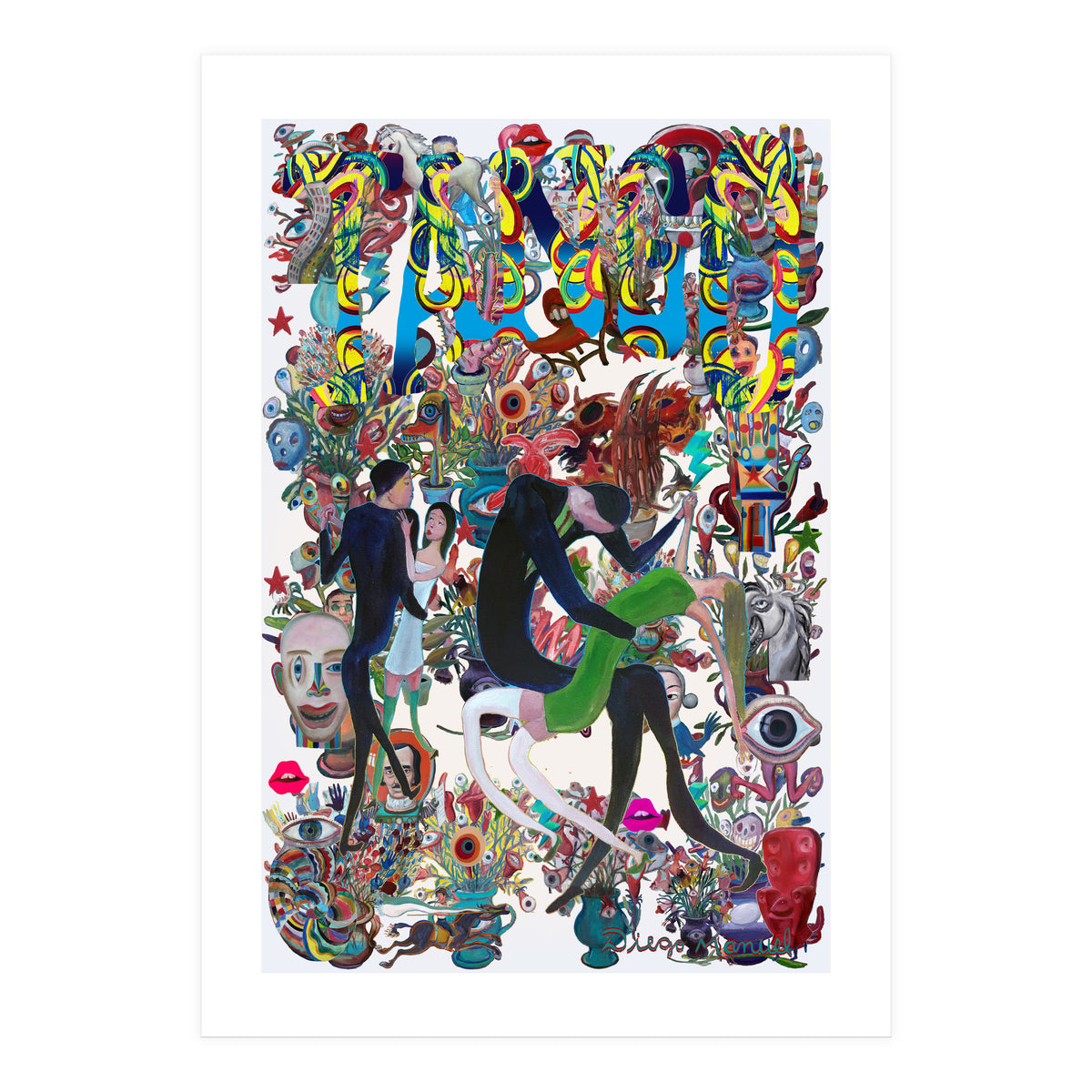 Tango Nuevo Tapiz 3 (Print Only)