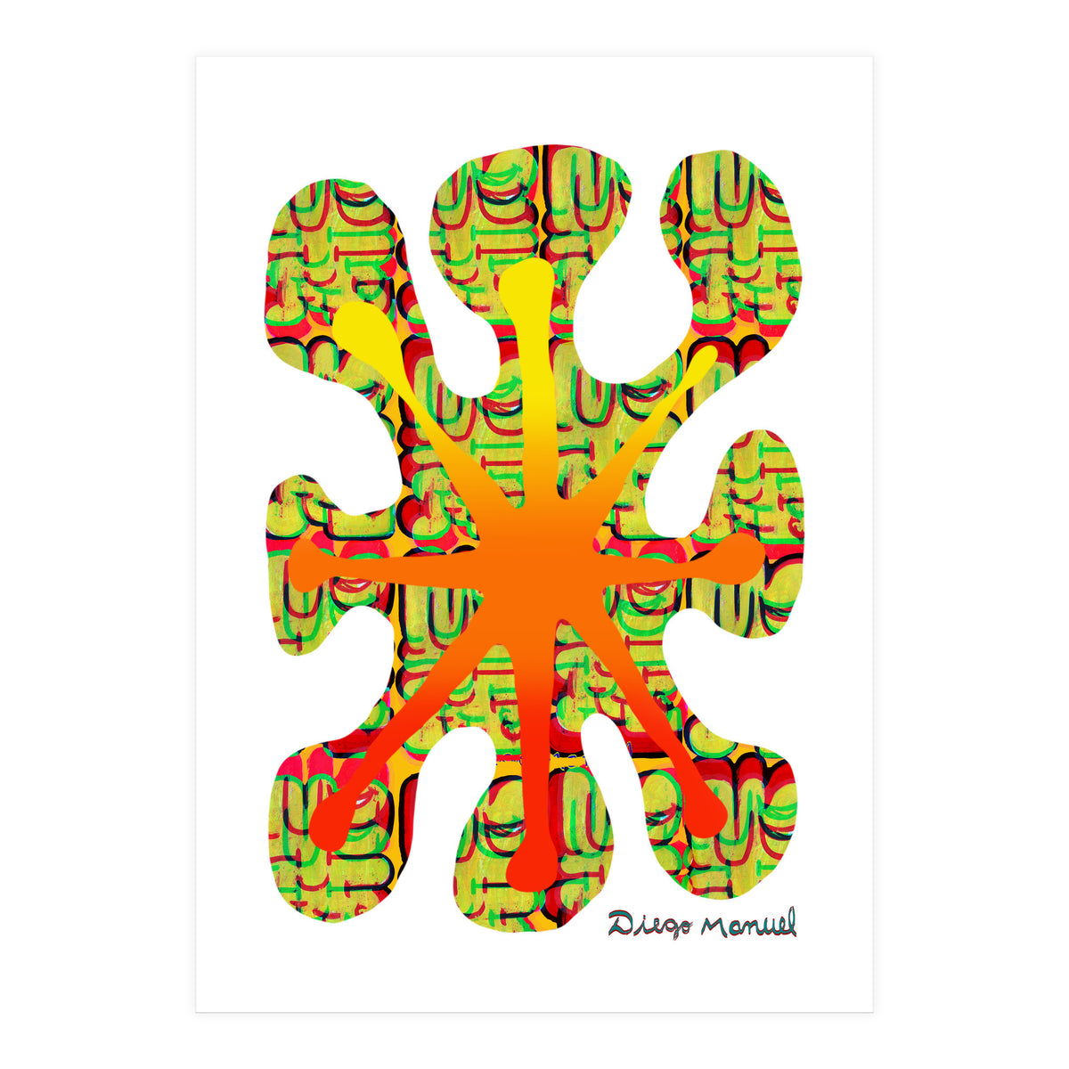 Fuego 46 Copia (Print Only)