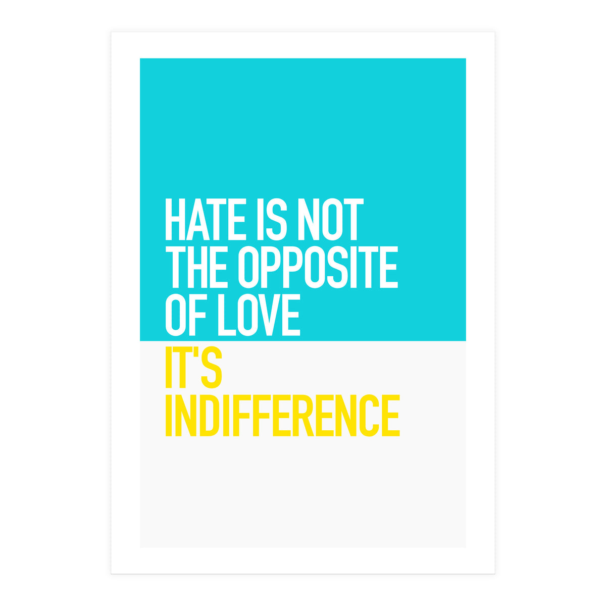 OPPOSITE OF LOVE (Print Only)