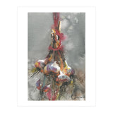Garlic still life watercolor painting (Print Only) thumbnail