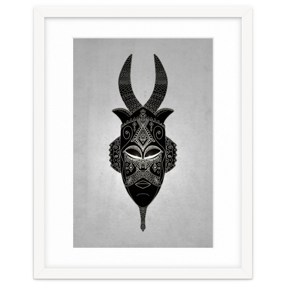 Horned Tribal Mask