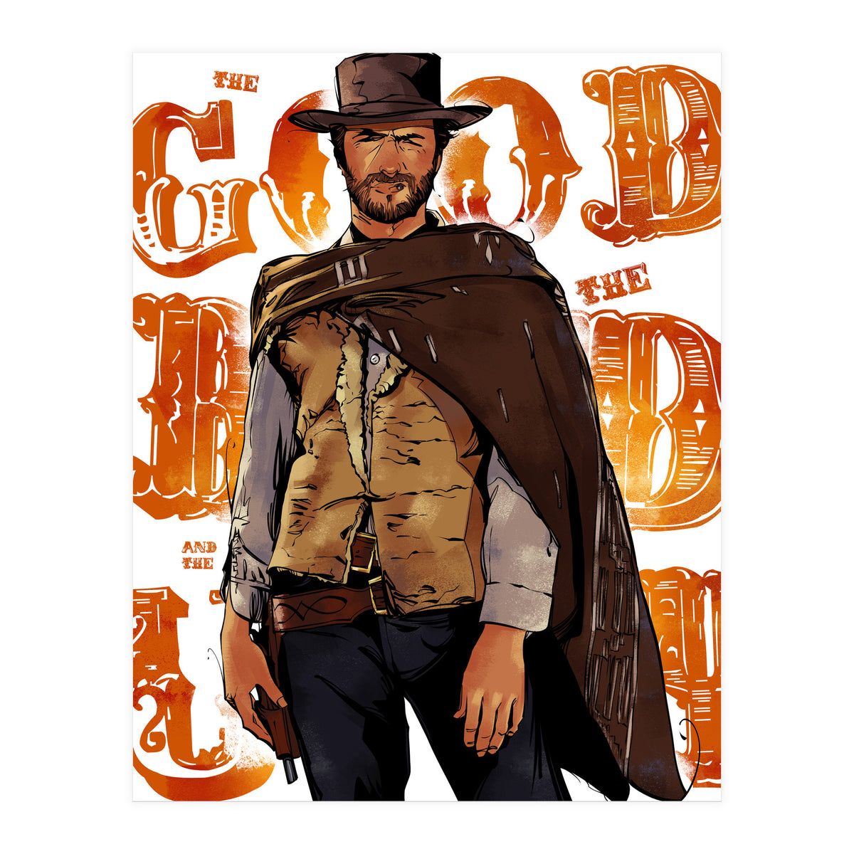 Clint Eastwood (Print Only)