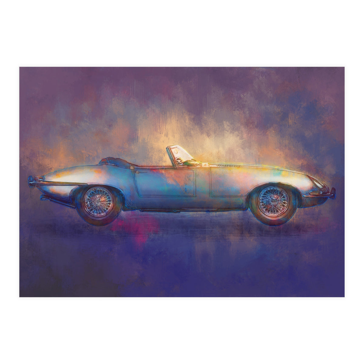 Jaguar E Type (Print Only)