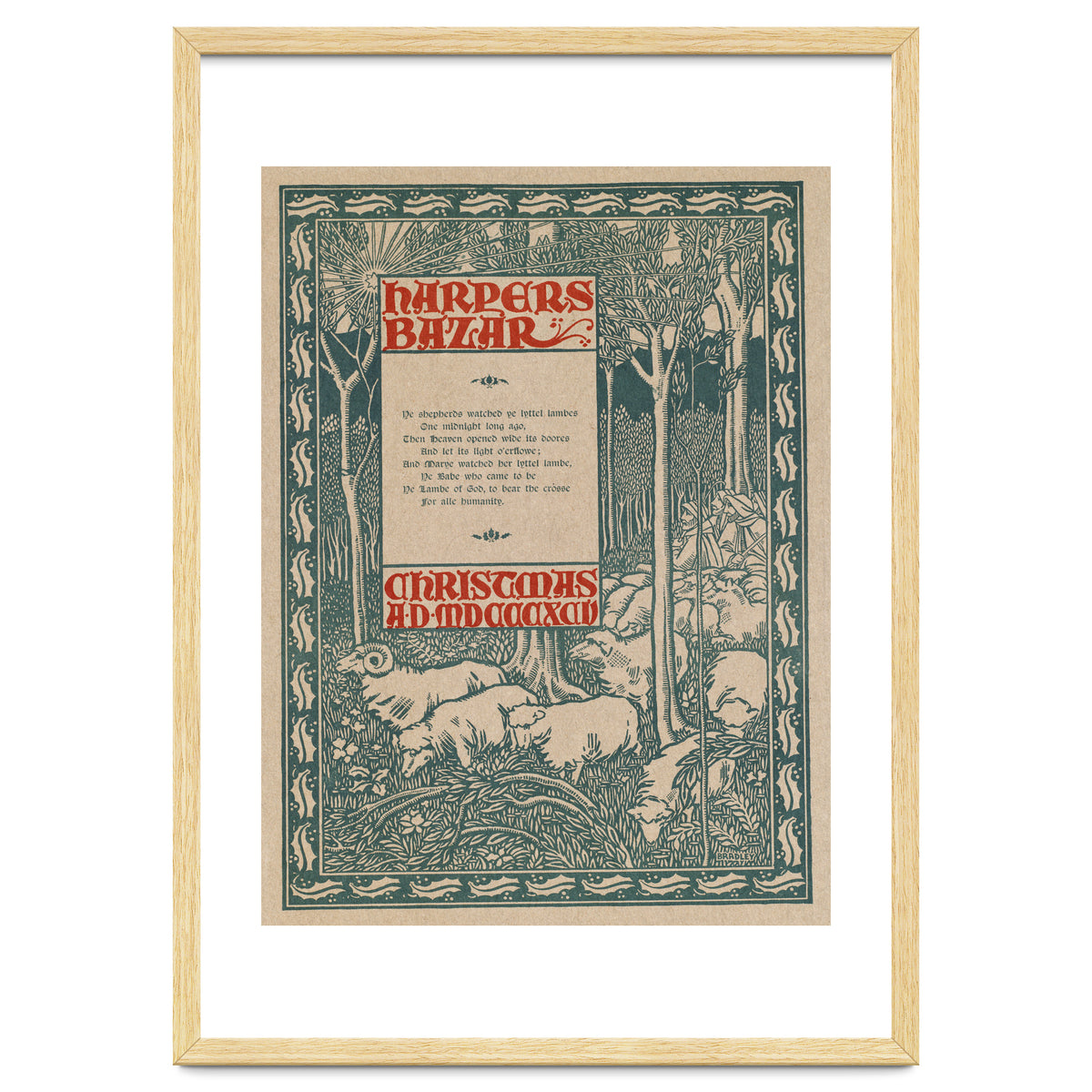 Harper's Bazar Christmas Advertisement