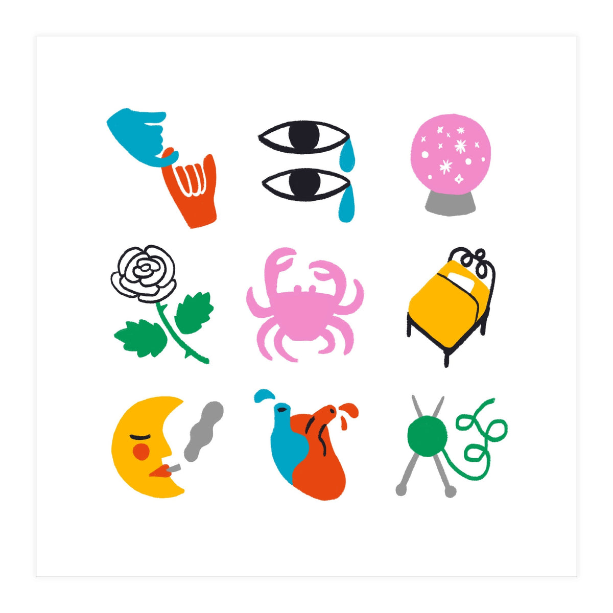 Cancer Emoji (Print Only)