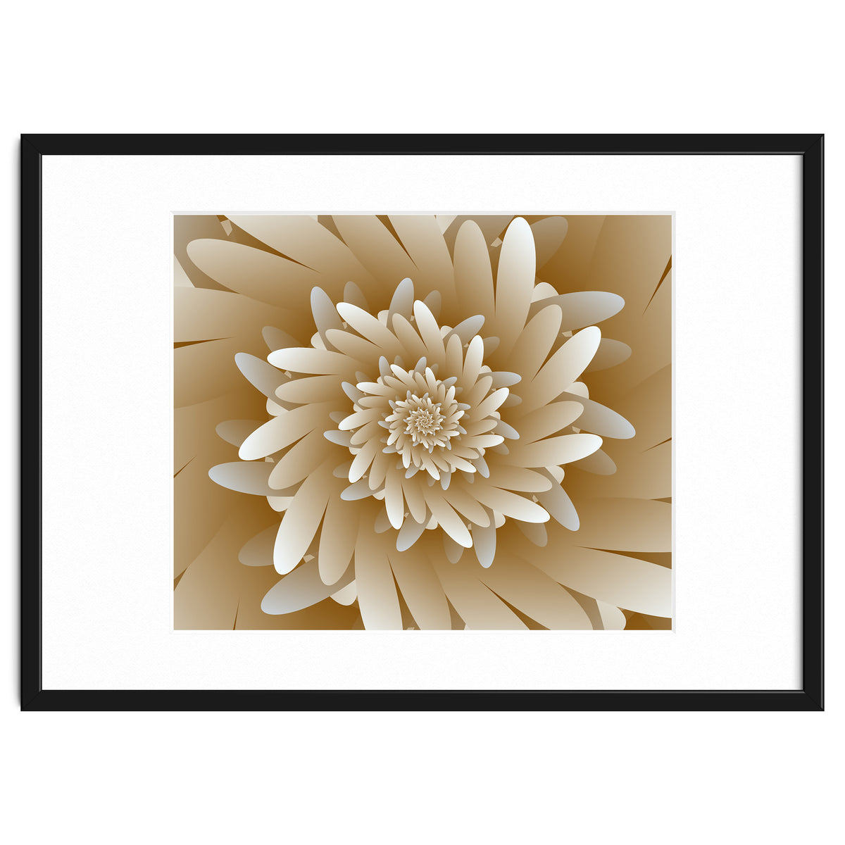 Abstract Digital Floral ART