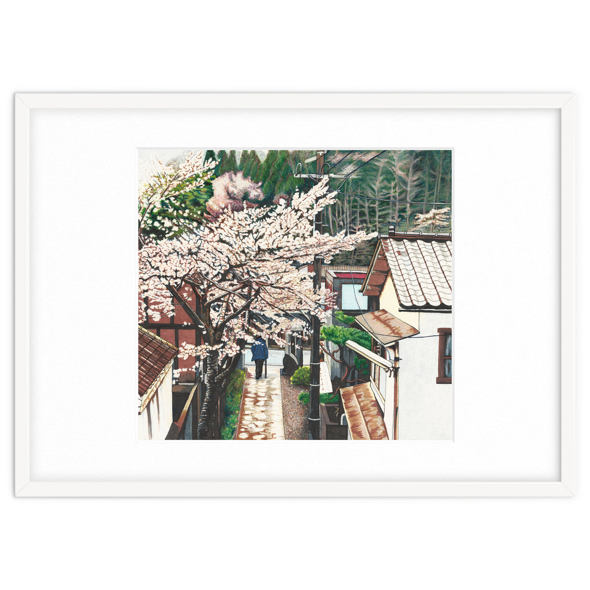 Passing by Cherry Blossoms